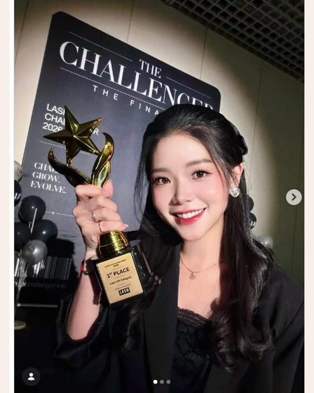 Student’s own public post — Jamie, Champion, Japan Lash Challenger