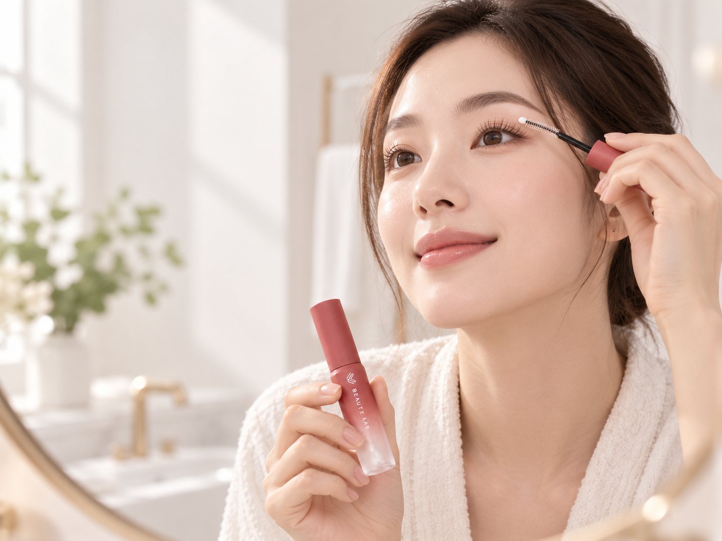 The Lash Coat in everyday use: daily combing and post-lift upkeep.